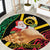 Vanuatu Christmas Round Carpet Vanuatuan Conch Shell - Meri Krismas!