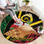 Vanuatu Christmas Round Carpet Vanuatuan Conch Shell - Meri Krismas!