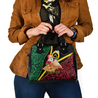 Vanuatu Christmas Shoulder Handbag Vanuatuan Conch Shell - Meri Krismas! LT14 - Polynesian Pride