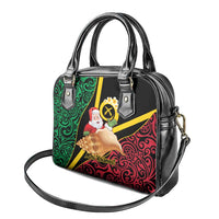 Vanuatu Christmas Shoulder Handbag Vanuatuan Conch Shell - Meri Krismas! LT14 - Polynesian Pride
