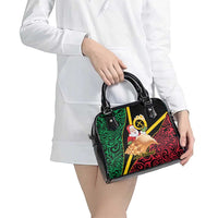 Vanuatu Christmas Shoulder Handbag Vanuatuan Conch Shell - Meri Krismas! LT14 - Polynesian Pride