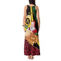 Vanuatu Christmas Tank Maxi Dress Vanuatuan Conch Shell - Meri Krismas! LT14 - Polynesian Pride