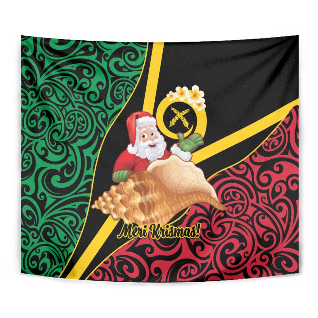 Vanuatu Christmas Tapestry Vanuatuan Conch Shell - Meri Krismas! LT14 - Polynesian Pride