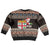 Fiji Christmas Kid Ugly Christmas Sweater Fijian Masi Marau na Kerisimasi! - Brown