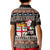 Fiji Christmas Kid Polo Shirt Fijian Masi Marau na Kerisimasi! - Brown