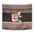 Fiji Christmas Tapestry Fijian Masi Marau na Kerisimasi! - Brown