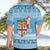 Fiji Christmas Hawaiian Shirt Fijian Masi Marau na Kerisimasi! - Blue