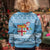 Fiji Christmas Kid Ugly Christmas Sweater Fijian Masi Marau na Kerisimasi! - Blue