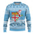 Fiji Christmas Ugly Christmas Sweater Fijian Masi Marau na Kerisimasi! - Blue