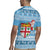 Fiji Christmas Rugby Jersey Fijian Masi Marau na Kerisimasi! - Blue