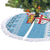 Fiji Christmas Tree Skirt Fijian Masi Marau na Kerisimasi! - Blue