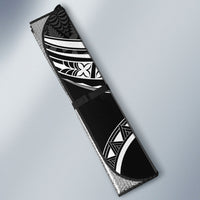 Black Tonga Ngatu Kahoa Lei Auto Sun Shade