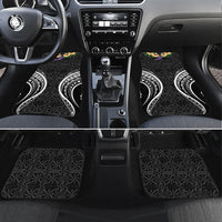 Black Tonga Ngatu Kahoa Lei Car Mats LT14 Set 4pcs Black - Polynesian Pride