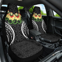 Black Tonga Ngatu Kahoa Lei Car Seat Cover LT14 One Size Black - Polynesian Pride