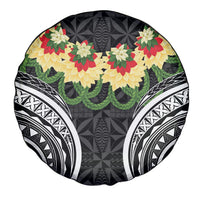 Black Tonga Ngatu Kahoa Lei Spare Tire Cover LT14 - Polynesian Pride