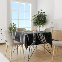 Black Tonga Ngatu Kahoa Lei Tablecloth LT14 - Polynesian Pride