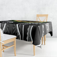 Black Tonga Ngatu Kahoa Lei Tablecloth LT14 - Polynesian Pride