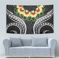 Black Tonga Ngatu Kahoa Lei Tapestry LT14 - Polynesian Pride