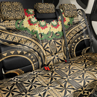 Grunge Gold Tonga Ngatu Kahoa Lei Back Car Seat Cover LT14 - Polynesian Pride