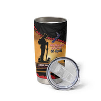 New Zealand Anzac Tumbler Cup Maori Camouflage Mix Poppies We Will Remember Them LT14 - Polynesian Pride