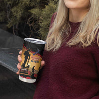 New Zealand Anzac Tumbler Cup Maori Camouflage Mix Poppies We Will Remember Them LT14 - Polynesian Pride
