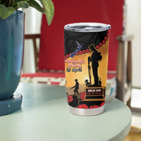 New Zealand Anzac Tumbler Cup Maori Camouflage Mix Poppies We Will Remember Them LT14 - Polynesian Pride