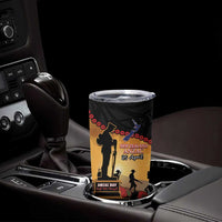 New Zealand Anzac Tumbler Cup Maori Camouflage Mix Poppies We Will Remember Them LT14 - Polynesian Pride