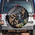 Aotearoa Kowhai Tui Bird Spare Tire Cover Maori Ngaru With Silver Fern