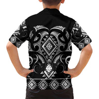 Black Ngaru Taniko With Aotearoa Maori Tattoo Hawaiian Shirt LT14 - Polynesian Pride