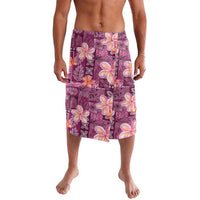 Pink Hawaii Plumeria With Tropical Flowers Motifs Lavalava LT14 Pink - Polynesian Pride