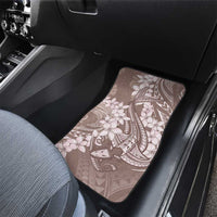 Polynesia Hammerhead Shark Tattoo With Plumeria Lei Car Mats LT14 - Polynesian Pride