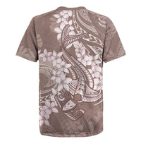 Polynesia Hammerhead Shark Tattoo With Plumeria Lei Rugby Jersey LT14 - Polynesian Pride