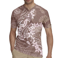 Polynesia Hammerhead Shark Tattoo With Plumeria Lei Rugby Jersey LT14 - Polynesian Pride