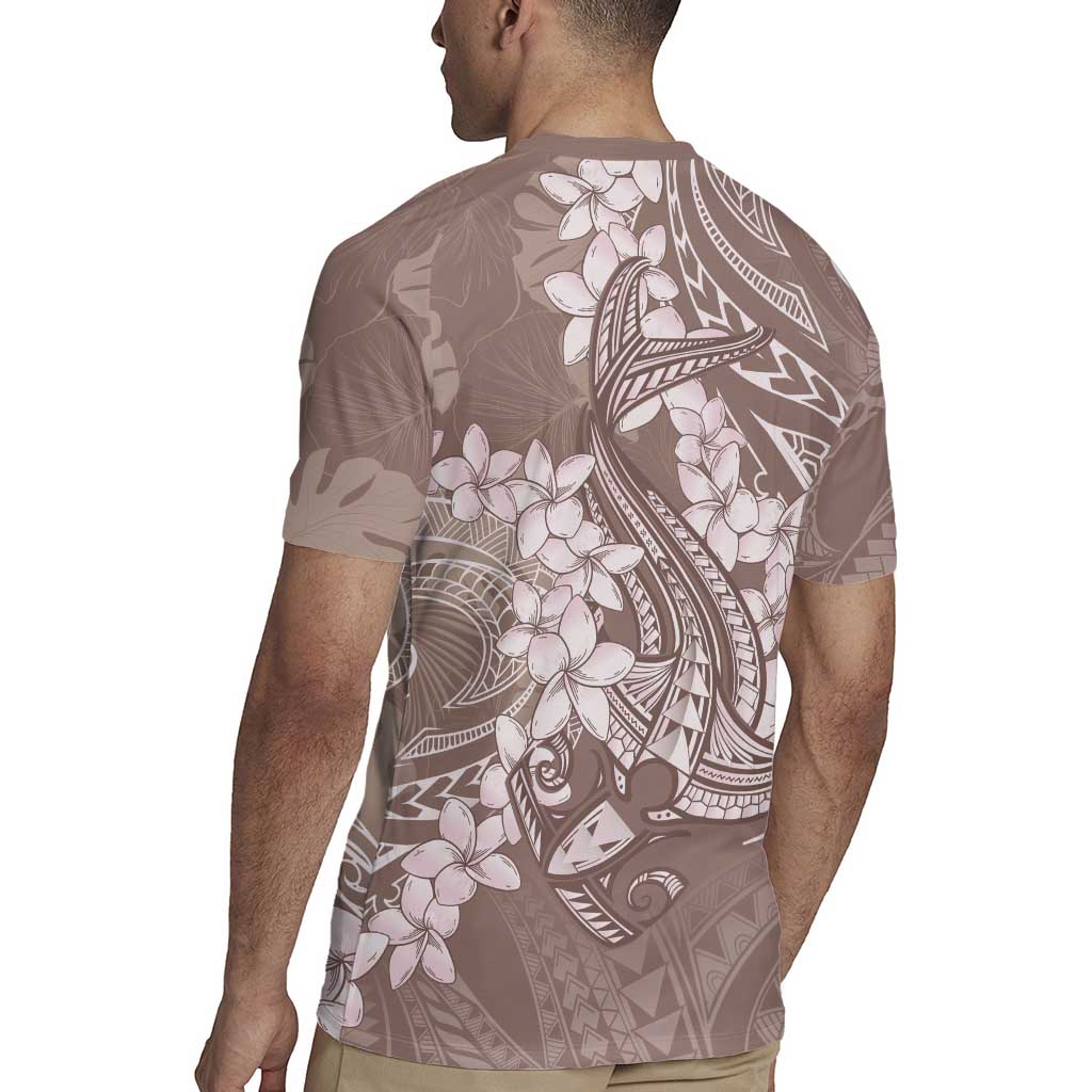 Polynesia Hammerhead Shark Tattoo With Plumeria Lei Rugby Jersey LT14 - Polynesian Pride