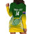 Personalised Cook Islands Rugby Hoodie Dress Pacific Go The Kukis Gradient Style LT14 - Polynesian Pride