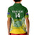 Personalised Cook Islands Rugby Kid Polo Shirt Pacific Go The Kukis Gradient Style LT14 - Polynesian Pride