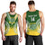 Personalised Cook Islands Rugby Men Tank Top Pacific Go The Kukis Gradient Style LT14 - Polynesian Pride