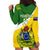 Personalised Cook Islands Rugby Hoodie Dress Pacific Go The Kukis Sporty Style LT14 - Polynesian Pride