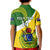 Personalised Cook Islands Rugby Kid Polo Shirt Pacific Go The Kukis Sporty Style LT14 - Polynesian Pride