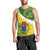 Personalised Cook Islands Rugby Men Tank Top Pacific Go The Kukis Sporty Style LT14 - Polynesian Pride