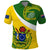 Custom Cook Islands Rugby Polo Shirt Pacific Go The Kukis Sporty Style LT14 Green - Polynesian Pride