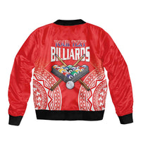 Personalised Taiwan Billiards Bomber Jacket Eight-ball Pool Polynesia Tattoo LT14 - Polynesian Pride
