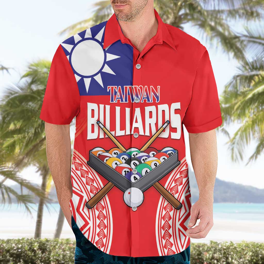 Personalised Taiwan Billiards Hawaiian Shirt Eight-ball Pool Polynesia Tattoo LT14 - Polynesian Pride