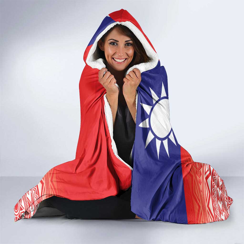 Personalised Taiwan Billiards Hooded Blanket Eight-ball Pool Polynesia Tattoo LT14 - Polynesian Pride