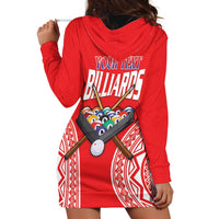Personalised Taiwan Billiards Hoodie Dress Eight-ball Pool Polynesia Tattoo LT14 - Polynesian Pride