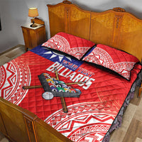 Personalised Taiwan Billiards Quilt Bed Set Eight-ball Pool Polynesia Tattoo LT14 - Polynesian Pride
