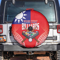 Personalised Taiwan Billiards Spare Tire Cover Eight-ball Pool Polynesia Tattoo LT14 Red - Polynesian Pride