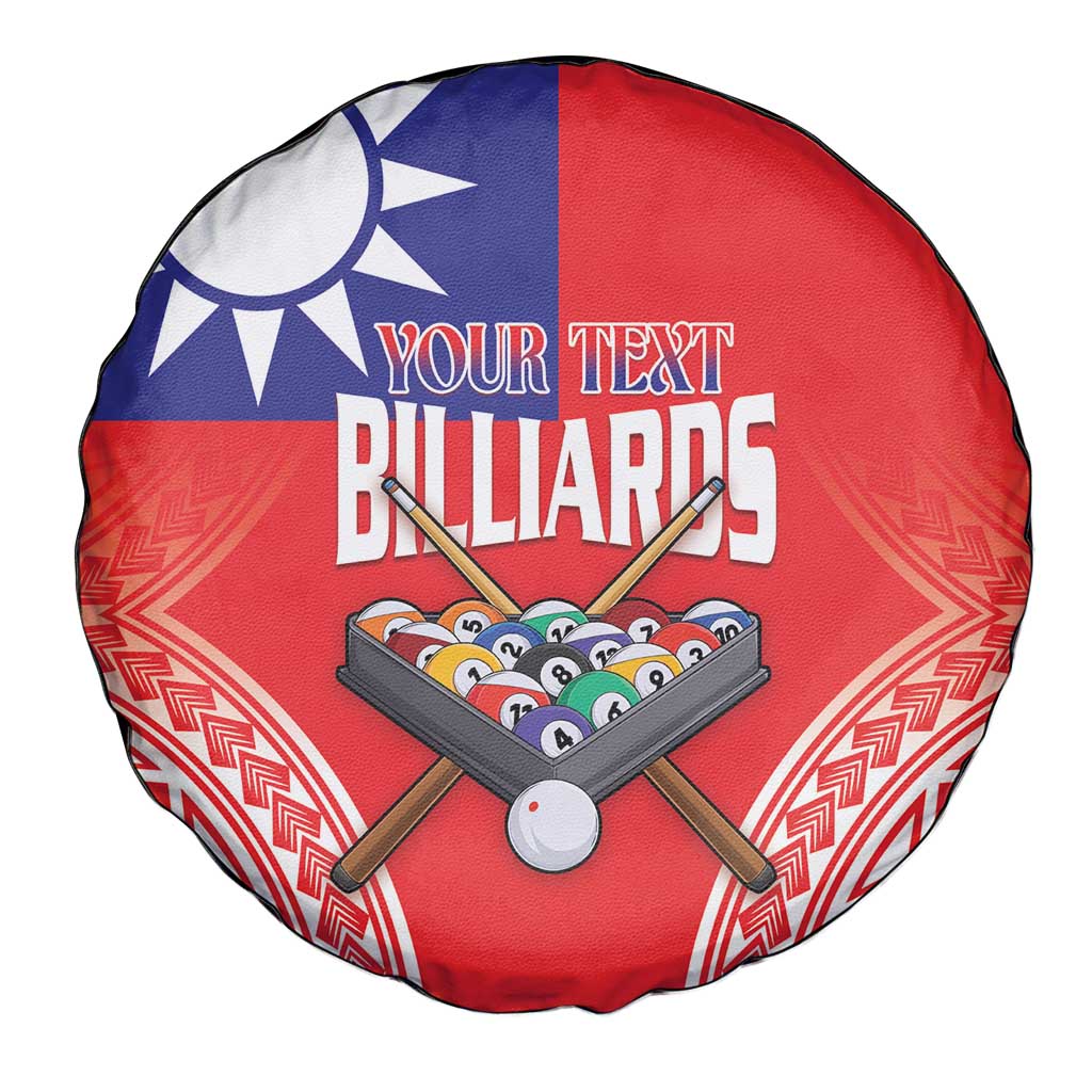 Personalised Taiwan Billiards Spare Tire Cover Eight-ball Pool Polynesia Tattoo LT14 - Polynesian Pride