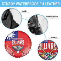 Personalised Taiwan Billiards Spare Tire Cover Eight-ball Pool Polynesia Tattoo LT14 - Polynesian Pride