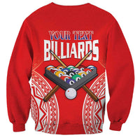 Personalised Taiwan Billiards Sweatshirt Eight-ball Pool Polynesia Tattoo LT14 - Polynesian Pride